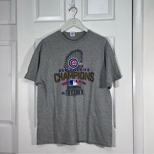 Cubs 2016 Gray World Series Champions T-Shirt